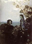 Mikhail Vrubel Hamlet and Ophelia china oil painting artist